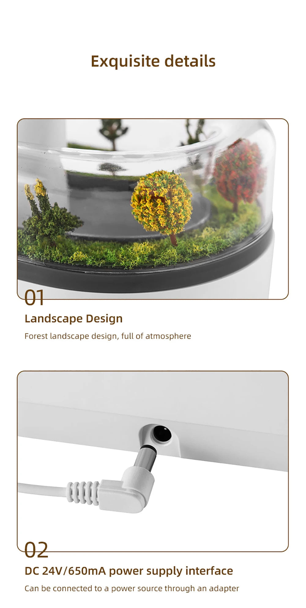 Raindrop Aroma Humidifier&Diffuser