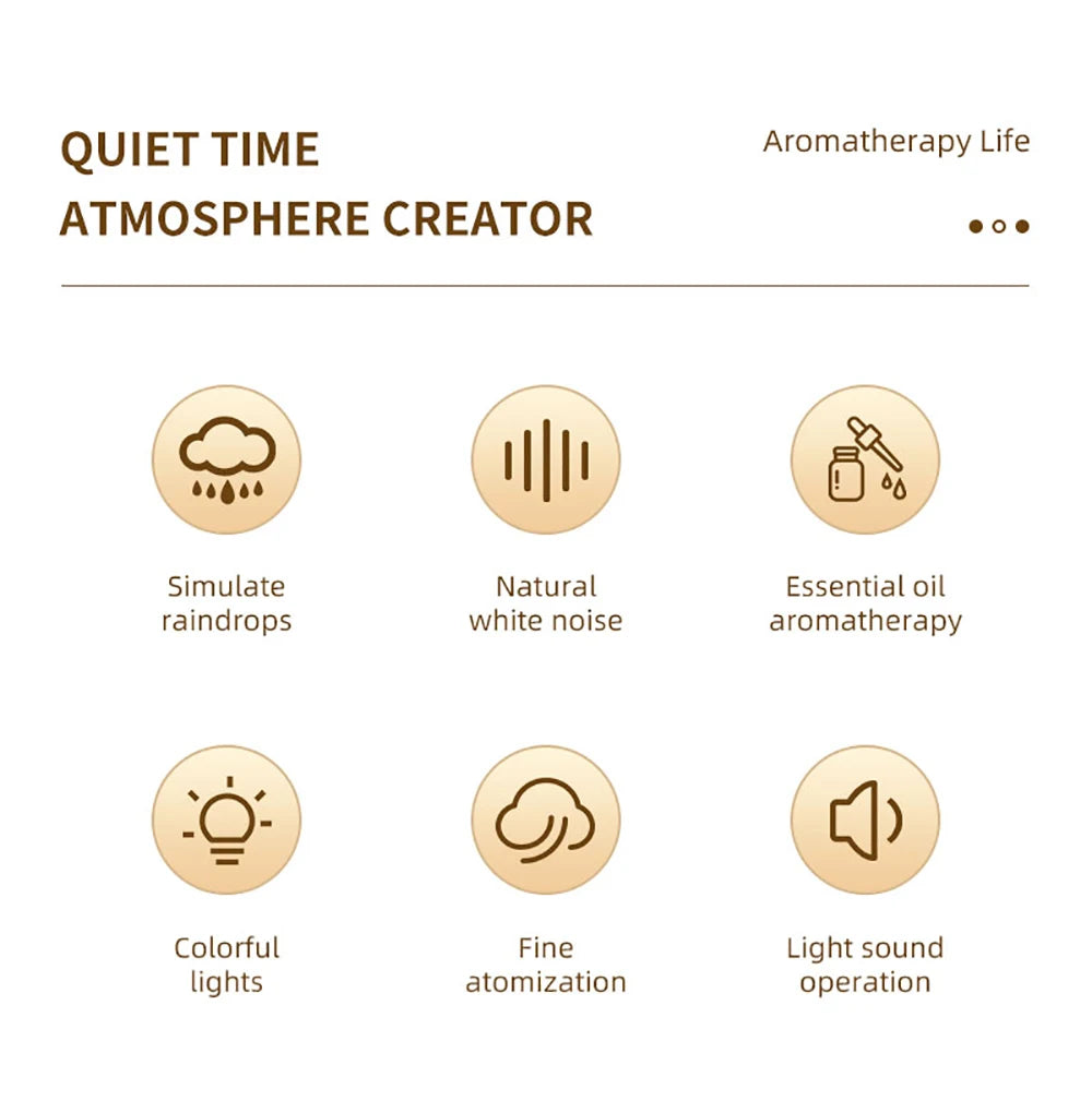 Raindrop Aroma Humidifier&Diffuser