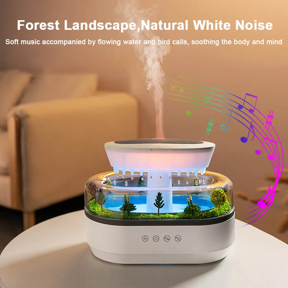 Raindrop Aroma Humidifier&Diffuser