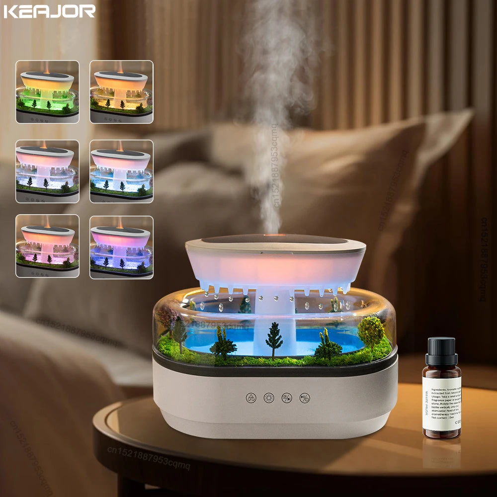 Raindrop Aroma Humidifier&Diffuser