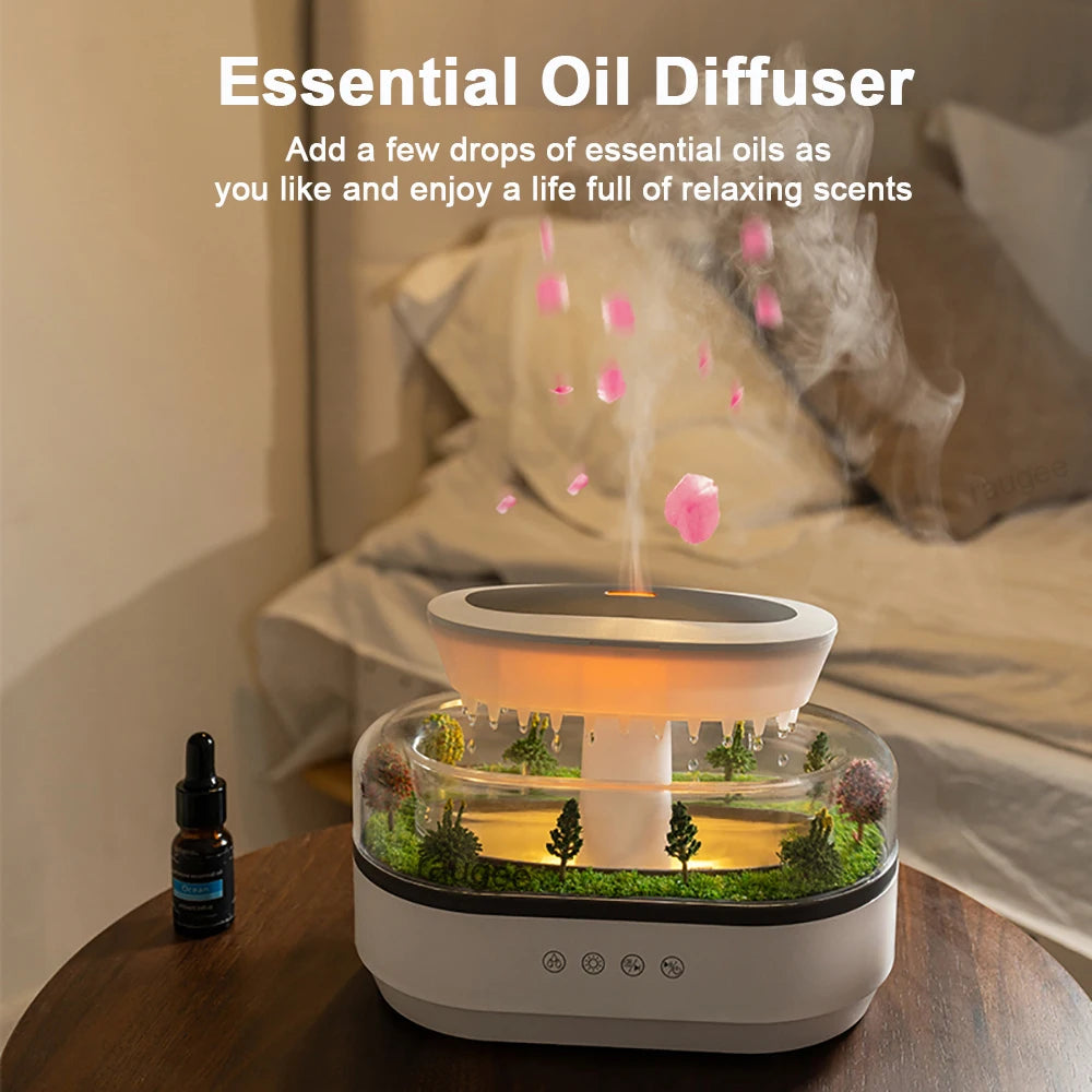 Raindrop Aroma Humidifier&Diffuser