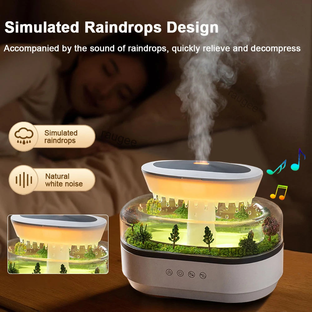 Raindrop Aroma Humidifier&Diffuser