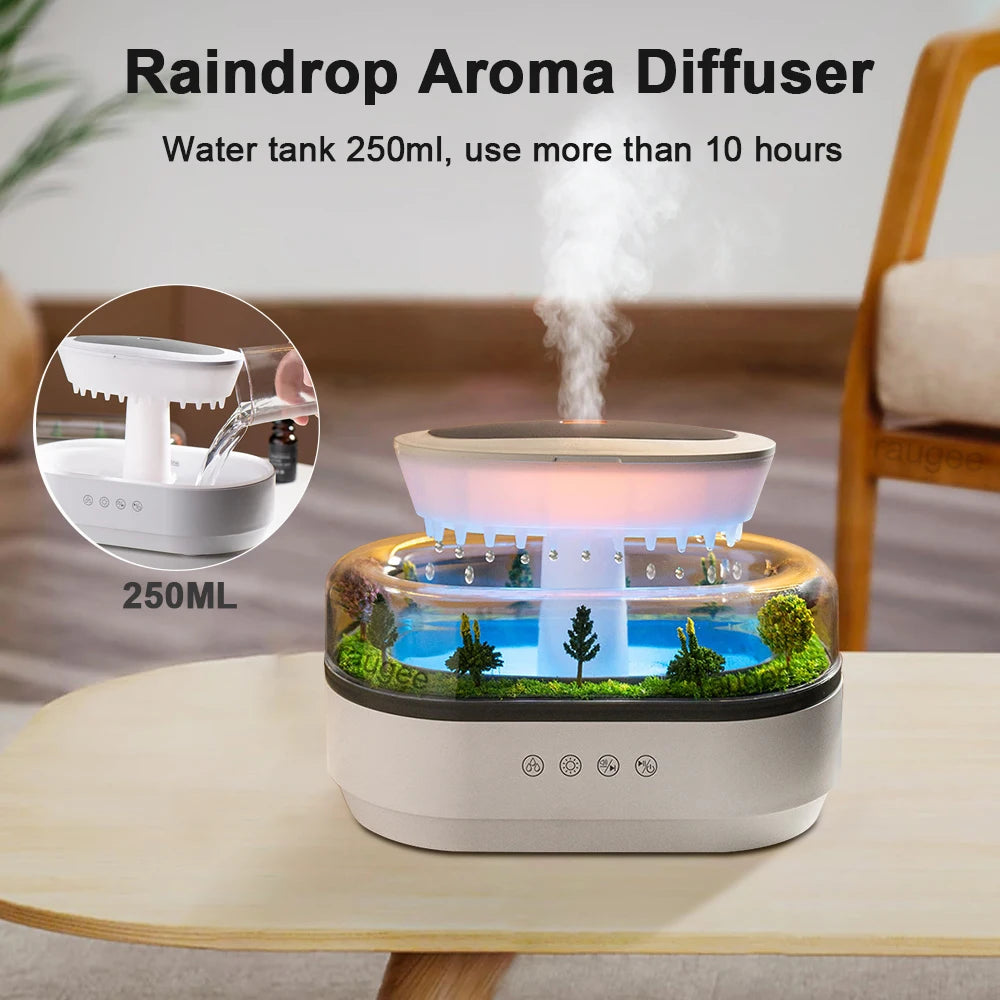 Raindrop Aroma Humidifier&Diffuser